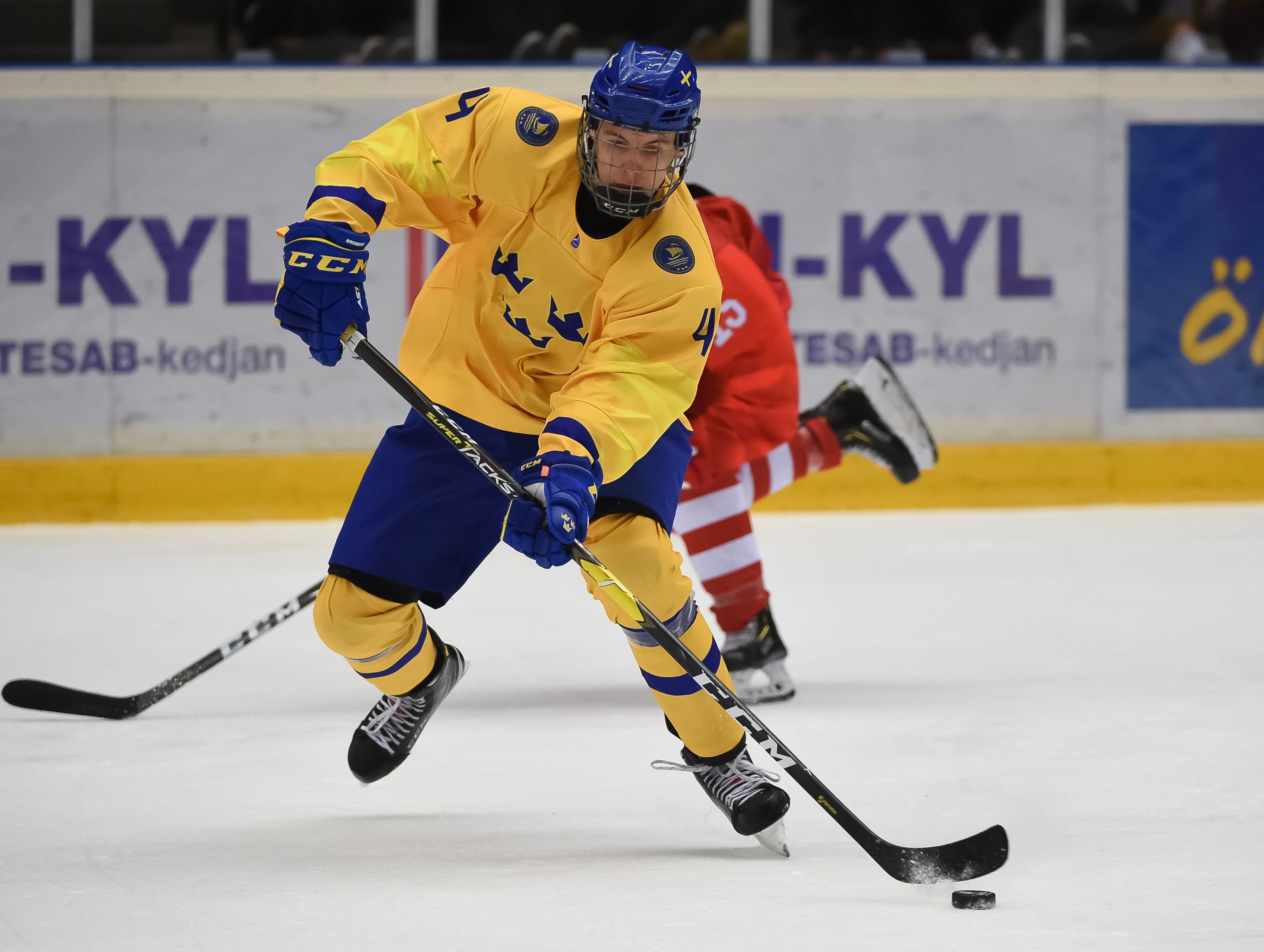 Kosice, Slovakia. 13th May, 2019. Moritz Seider, ice hockey player