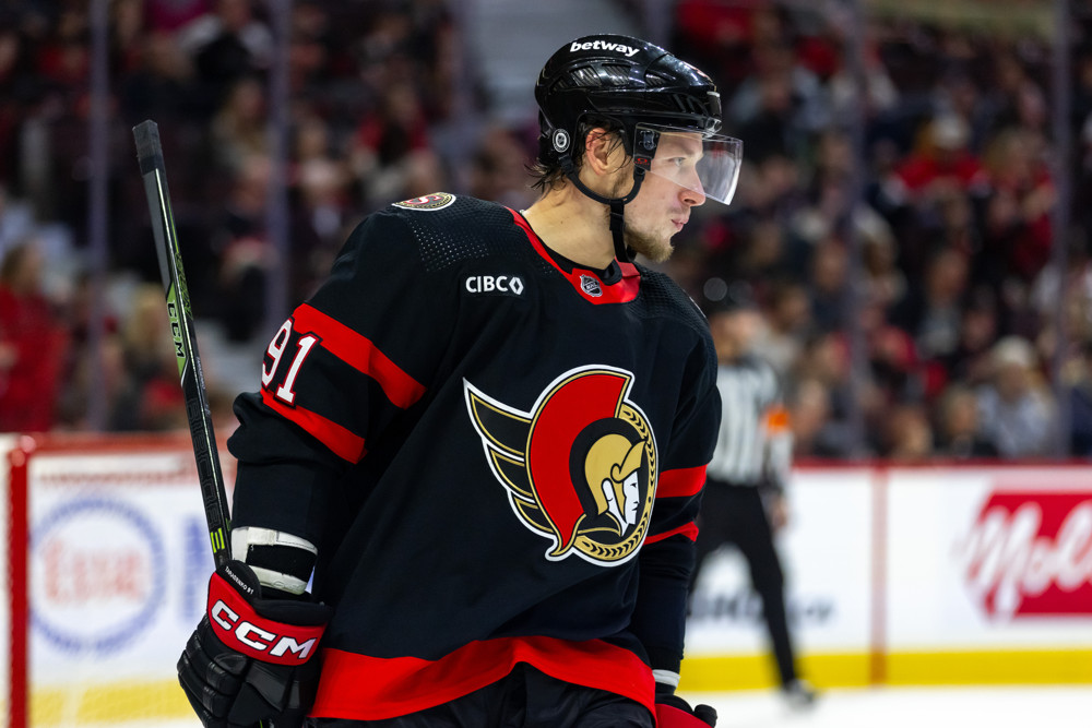 Senators' Chabot 'likely out a couple weeks' with upper-body injury